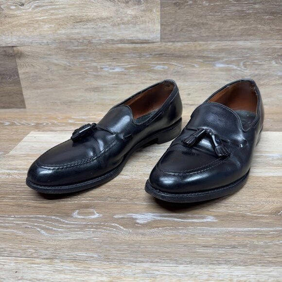 Allen Edmonds Black Leather Tassel Loafer Men's Size 12A - Picture 1 of 6